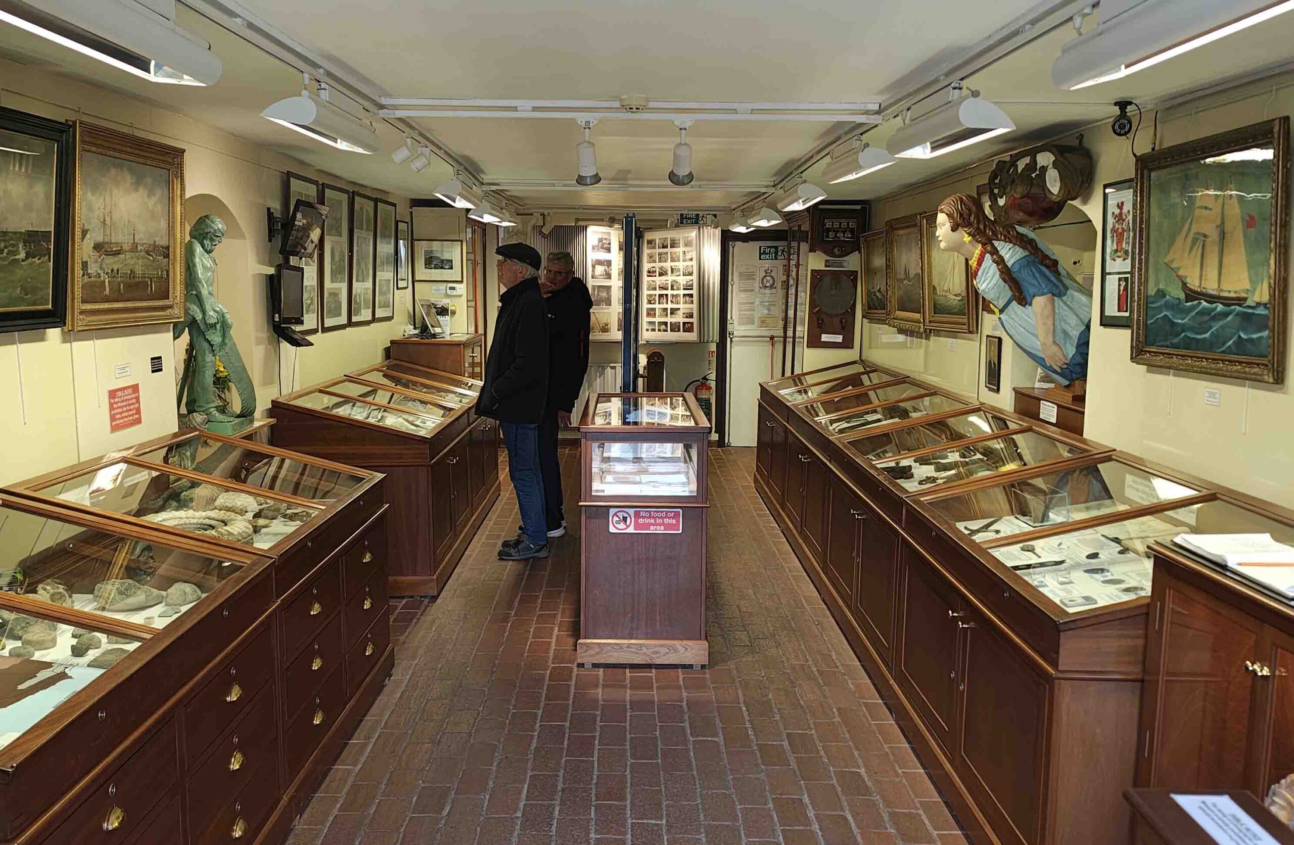 A display inside the museum